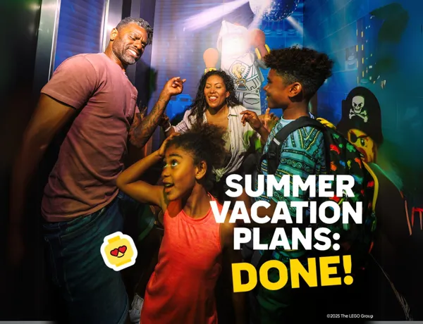 Families love the Disco Elevator at LEGOLAND Hotel!