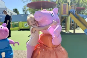Girl at Peppa Pig Playground