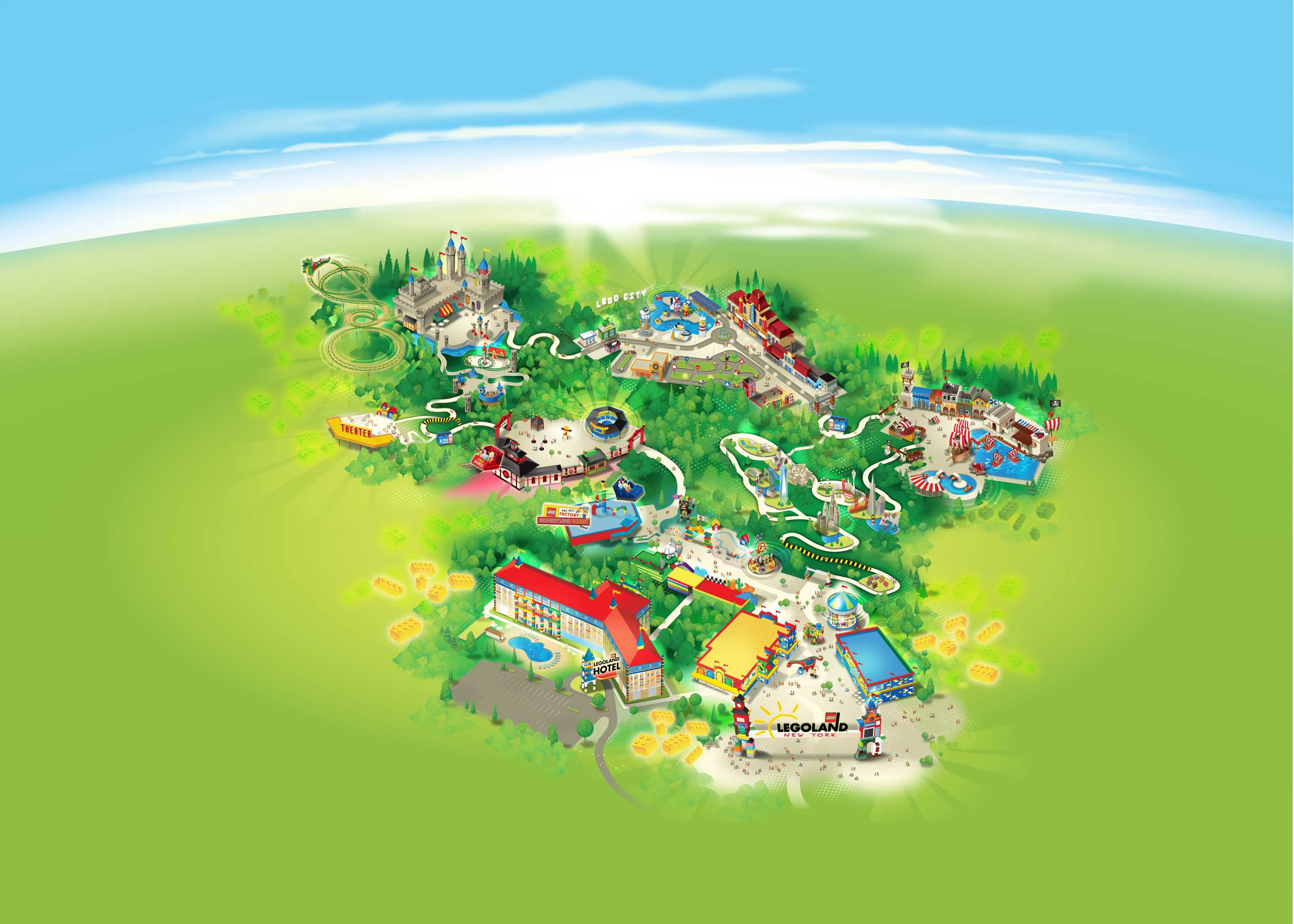 LEGOLAND New York Graphic Map